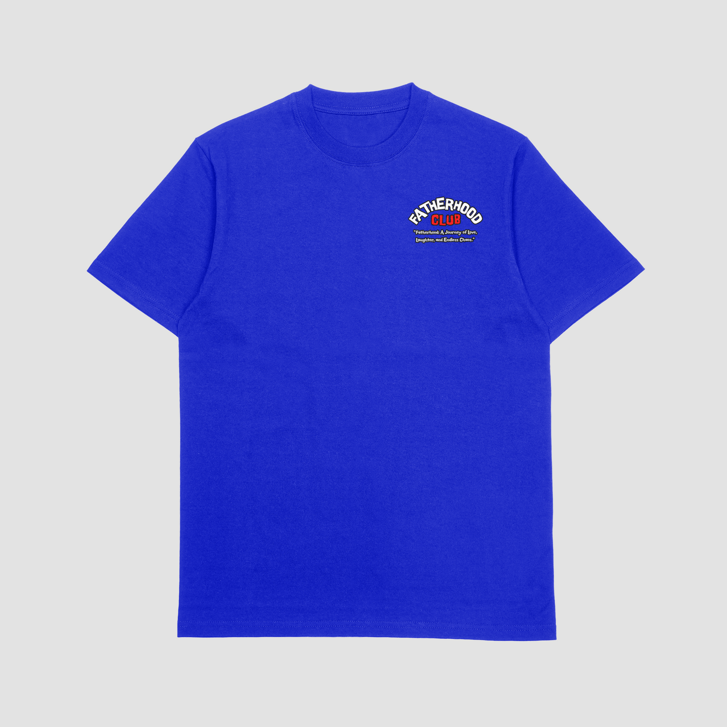 Arched Fatherhood Club T-Shirt /Blue
