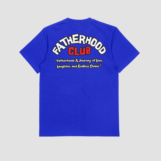 Arched Fatherhood Club T-Shirt /Blue