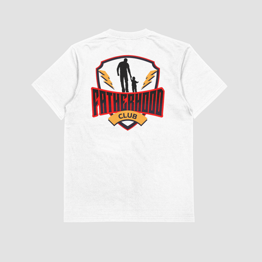 Fatherhood Club Logo T-shirt / White