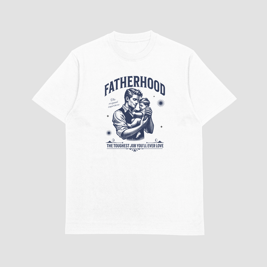 Fatherhood Club Father & Son T-Shirt /White